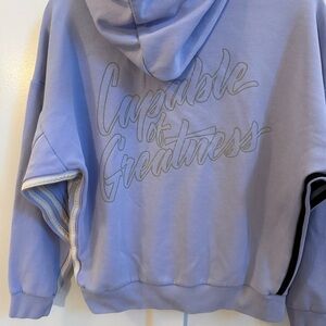 Adidas/Peloton Lavender Hoodie with Logo